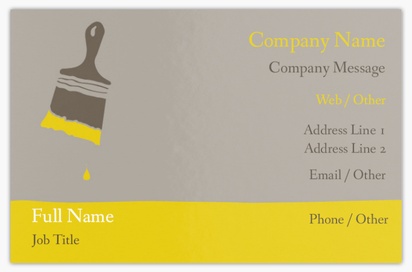 Design Preview for Design Gallery: Painting & Decorating Ultra-Thick Business Cards, Standard (85 x 55 mm)