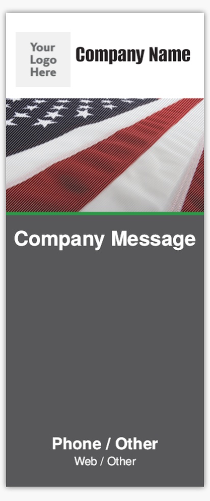 Design Preview for Design Gallery: Military Vinyl Banners, 76 x 183 cm