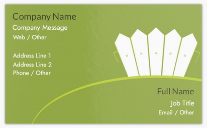 Design Preview for Design Gallery: Security Fencing Classic Visiting Cards