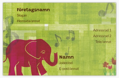 Förhandsgranskning av design för Designgalleri: Privatlektioner Extratjocka visitkort, Standard (85 x 55 mm)