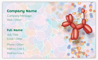 Design Preview for Design Gallery: Child Care Standard Business Cards, Standard (91 x 55 mm)