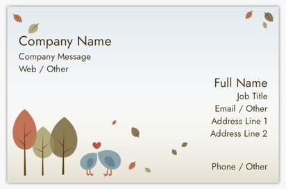 Design Preview for Design Gallery: Education & Child Care Textured Uncoated Business Cards