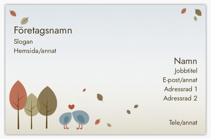 Förhandsgranskning av design för Designgalleri: Utbildning & barnomsorg Visitkort standard, Standard (85 x 55 mm)