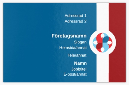 Förhandsgranskning av design för Designgalleri: Nationalsymboler Extratjocka visitkort, Standard (85 x 55 mm)