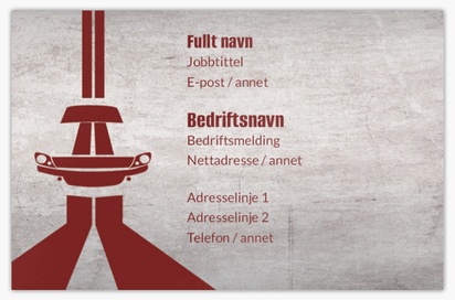 Forhåndsvisning av design for Designgalleri: Bilmekanikk og -lakkering Svært tykke visittkort, Standard (85 x 55 mm)