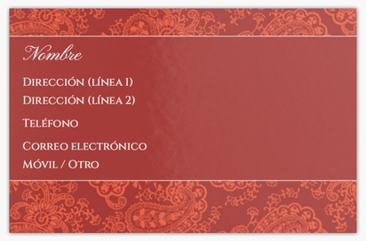 Vista previa del diseño de Galería de diseños de tarjetas de visita extragruesas para estampados y texturas, Standard (85 x 55 mm)