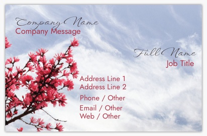 Design Preview for Design Gallery: Travel & Accommodation Soft Touch Business Cards