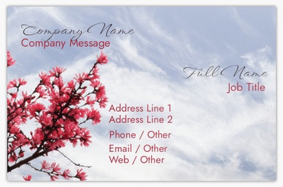 Design Preview for Design Gallery: Travel & Accommodation Glossy Business Cards