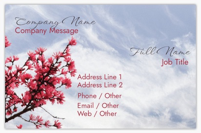 Design Preview for Design Gallery: Travel & Accommodation Matte Business Cards