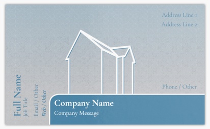 Design Preview for Design Gallery: Real Estate Appraisal & Investments Classic Visiting Cards