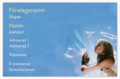 Förhandsgranskning av design för Designgalleri: Religiöst & spirituellt Visitkort med pärlemorskimmer