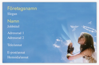 Förhandsgranskning av design för Designgalleri: Religiöst & spirituellt Visitkort med linneyta