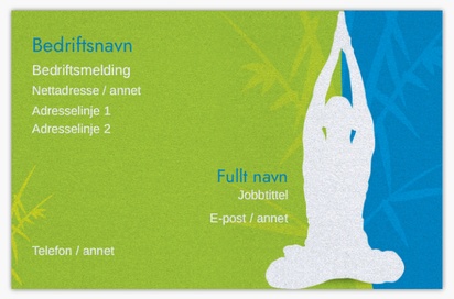 Forhåndsvisning av design for Designgalleri: Yoga & pilates Visittkort av perlemorspapir