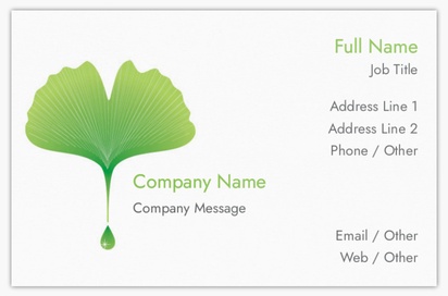 Design Preview for Design Gallery: Weight Loss Consultant Ultra-Thick Business Cards, Standard (85 x 55 mm)