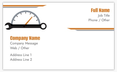 Design Preview for Templates for Automotive & Transportation Standard Name Cards , Standard (91 x 55 mm)