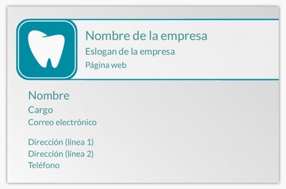 Vista previa del diseño de Galería de diseños de tarjetas de visita standard para dentistas, Standard (85 x 55 mm)
