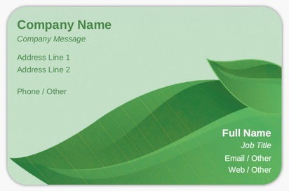 Design Preview for Design Gallery: Weight Loss Consultant Rounded Corner Business Cards, Rounded Standard (85 x 55 mm)