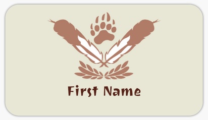 Design Preview for Design Gallery: Animals Name Tags
