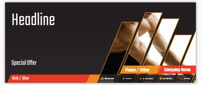 Design Preview for Design Gallery: Personal Training Vinyl Banners, 76 x 183 cm
