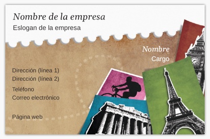 Vista previa del diseño de Galería de diseños de tarjetas de visita con acabado brillante para excursiones y visitas turísticas