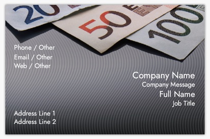 Design Preview for Design Gallery: Finance & Insurance Textured Uncoated Business Cards