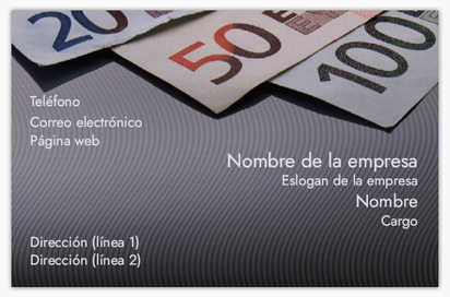 Vista previa del diseño de Galería de diseños de tarjetas con acabado lino para consultoría financiera