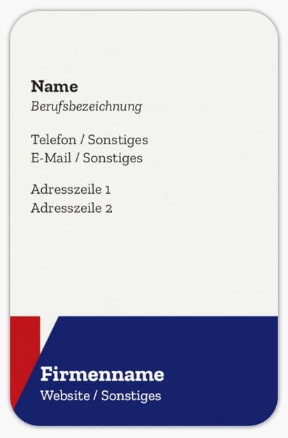 Designvorschau für Designgalerie: Visitenkarten mit abgerundeten Ecken Unternehmensdienstleistungen, Abgerundet Standard (85 x 55 mm)