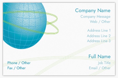 Design Preview for Design Gallery: IT Consulting Ultra-Thick Business Cards, Standard (85 x 55 mm)