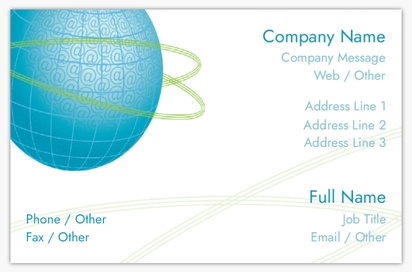 Design Preview for Design Gallery: Web Design & Hosting Textured Uncoated Business Cards