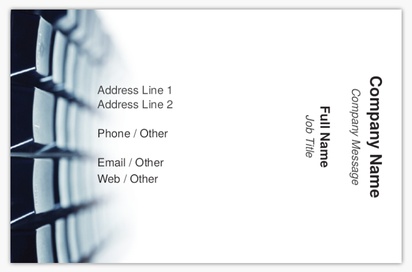 Design Preview for Design Gallery: Management Information Systems Textured Uncoated Business Cards
