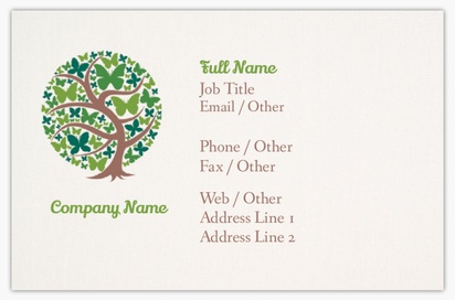 Design Preview for Design Gallery: Community Living Textured Uncoated Business Cards