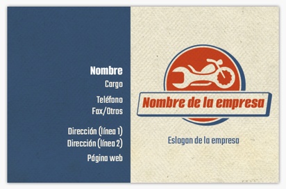 Vista previa del diseño de Galería de diseños de tarjetas de visita standard para motos, Standard (85 x 55 mm)