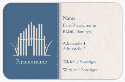 Designvorschau für Designgalerie: Visitenkarten mit abgerundeten Ecken Reise & Unterkunft, Abgerundet Standard (85 x 55 mm)