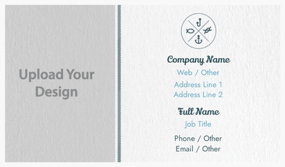 Design Preview for Design Gallery: Hunting & Fishing Natural Textured Business Cards