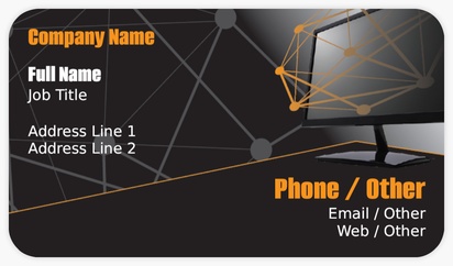 Design Preview for Design Gallery: Network Administration Rounded Corner Business Cards, Standard (3.5" x 2")