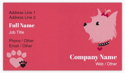 A 몰타의 maltais red pink design for Animals & Pet Care