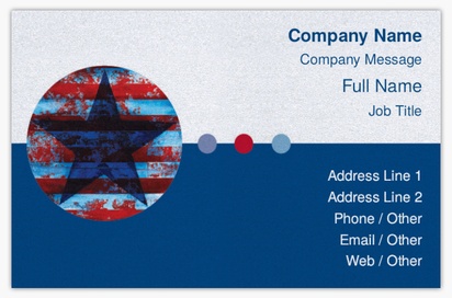 Design Preview for Design Gallery: Campaigning & Fundraising Pearl Business Cards
