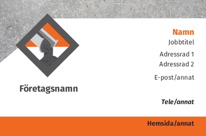 Förhandsgranskning av design för Designgalleri: Rivning Visitkort standard, Standard (85 x 55 mm)