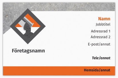 Förhandsgranskning av design för Designgalleri: Asfaltering Visitkort standard, Standard (85 x 55 mm)