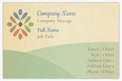 Design Preview for Design Gallery: Community Living Ultra-Thick Business Cards, Standard (85 x 55 mm)