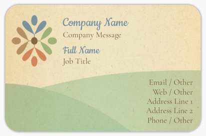 Design Preview for Design Gallery: Community Living Rounded Corner Business Cards, Rounded Standard (85 x 55 mm)