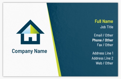 Design Preview for Design Gallery: Loan Officer Ultra-Thick Business Cards, Standard (85 x 55 mm)