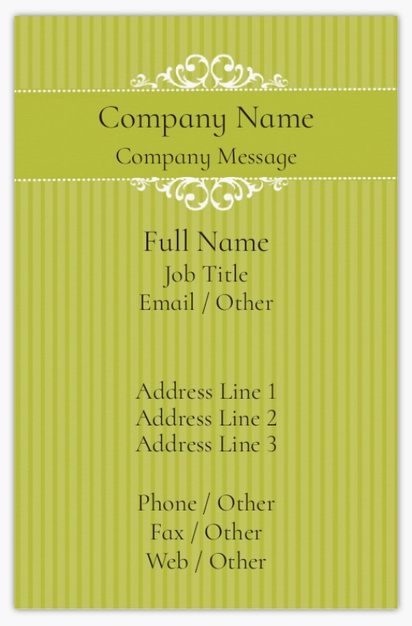 Design Preview for Bakery Business Cards Templates & Designs, Standard (85 x 55 mm)