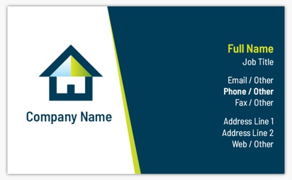 Design Preview for Design Gallery: Mortgages & Loans Standard Business Cards, Standard (91 x 55 mm)
