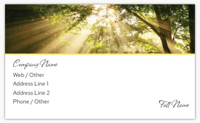 Design Preview for Templates for Religious & Spiritual Standard Name Cards , Standard (91 x 55 mm)