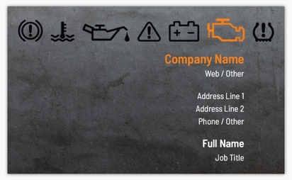Design Preview for Design Gallery: Mechanics & Auto Body Standard Business Cards, Standard (91 x 55 mm)