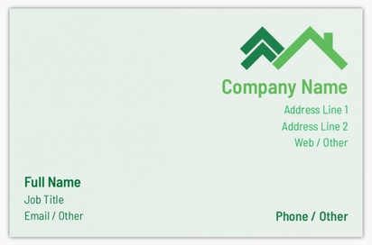 Design Preview for Design Gallery: Roofing Metallic Business Cards