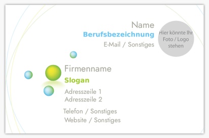 Designvorschau für Designgalerie: Strukturpapier-Visitenkarten Marketing & Kommunikation