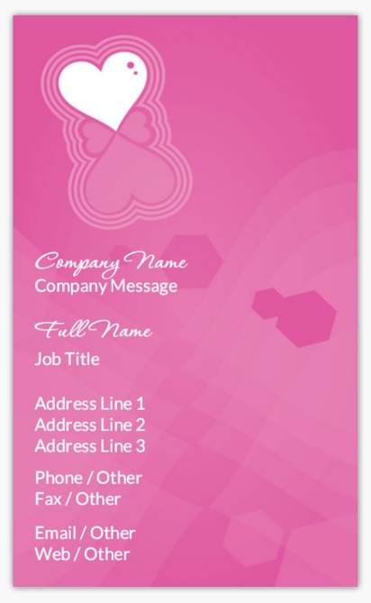 Design Preview for Templates for Beauty & Spa Standard Name Cards , Standard (91 x 55 mm)
