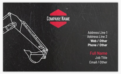 Design Preview for Design Gallery: Excavation Classic Visiting Cards